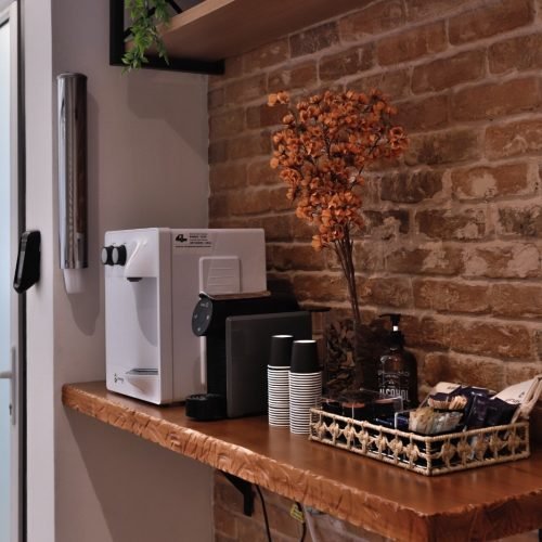Coworking com café
